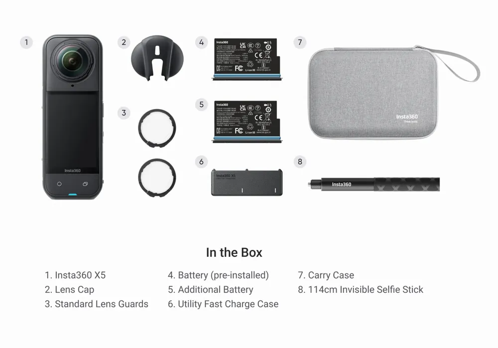 X5 Essentials Bundle — product or box contents reference