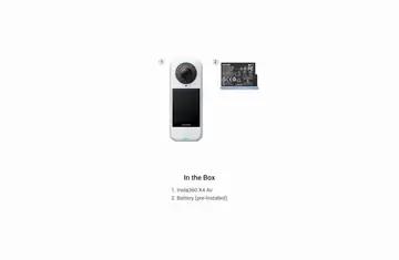 X4 Air Standard Bundle White · 装箱清单